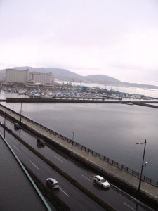 さびしい小樽湾